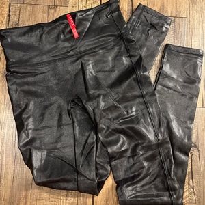 Spanx Faux Leather Leggings
